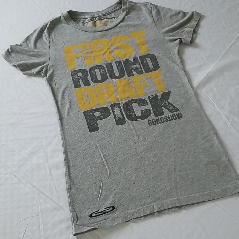 💎3/$12 Gongshow hockey player fan gear graphic tee WM XS